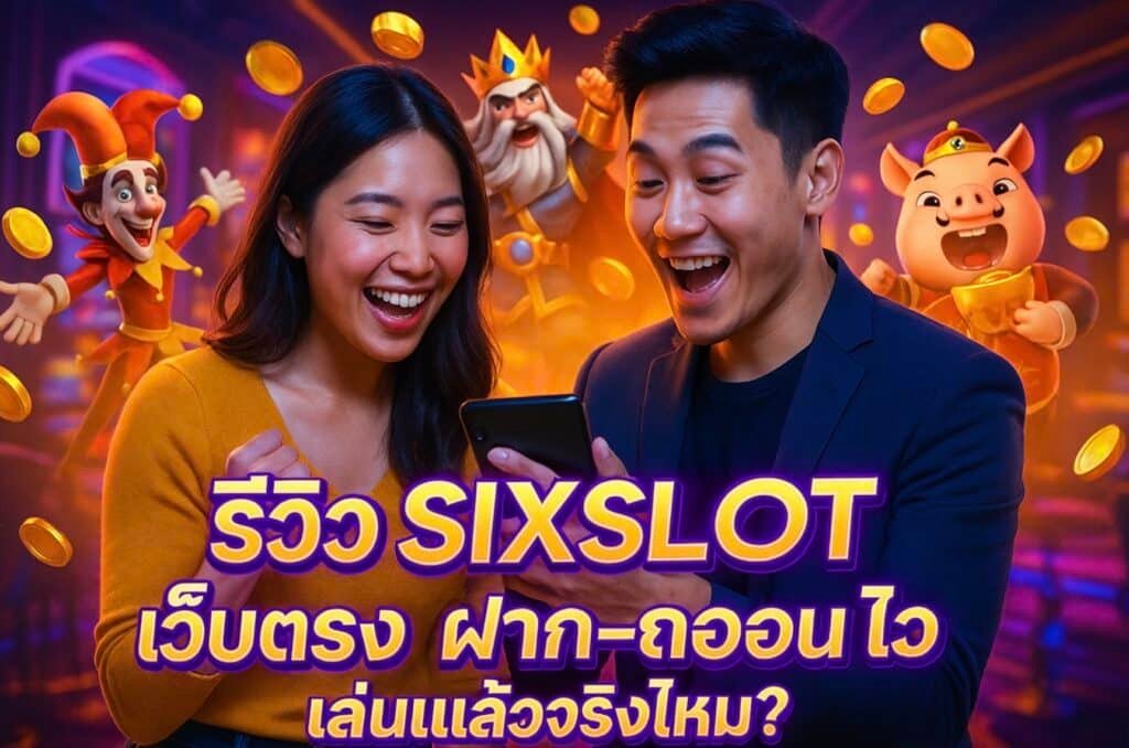 รีวิว SIXSLOT เว็บตรง ฝาก-ถอนไว เล่นแล้วจริงไหม